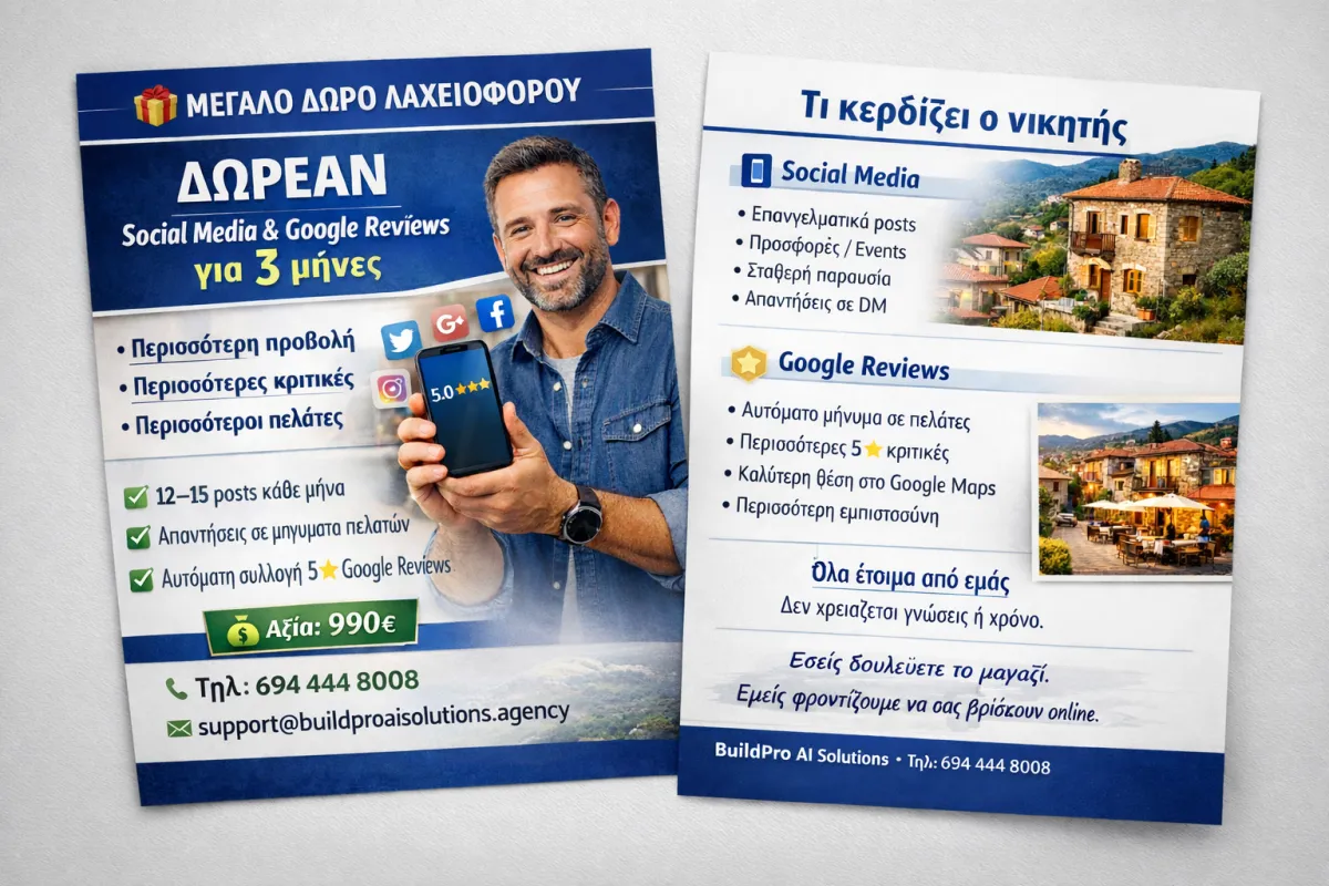 Cafe owner smiling while reviewing social media performance on a tablet in a modern café.