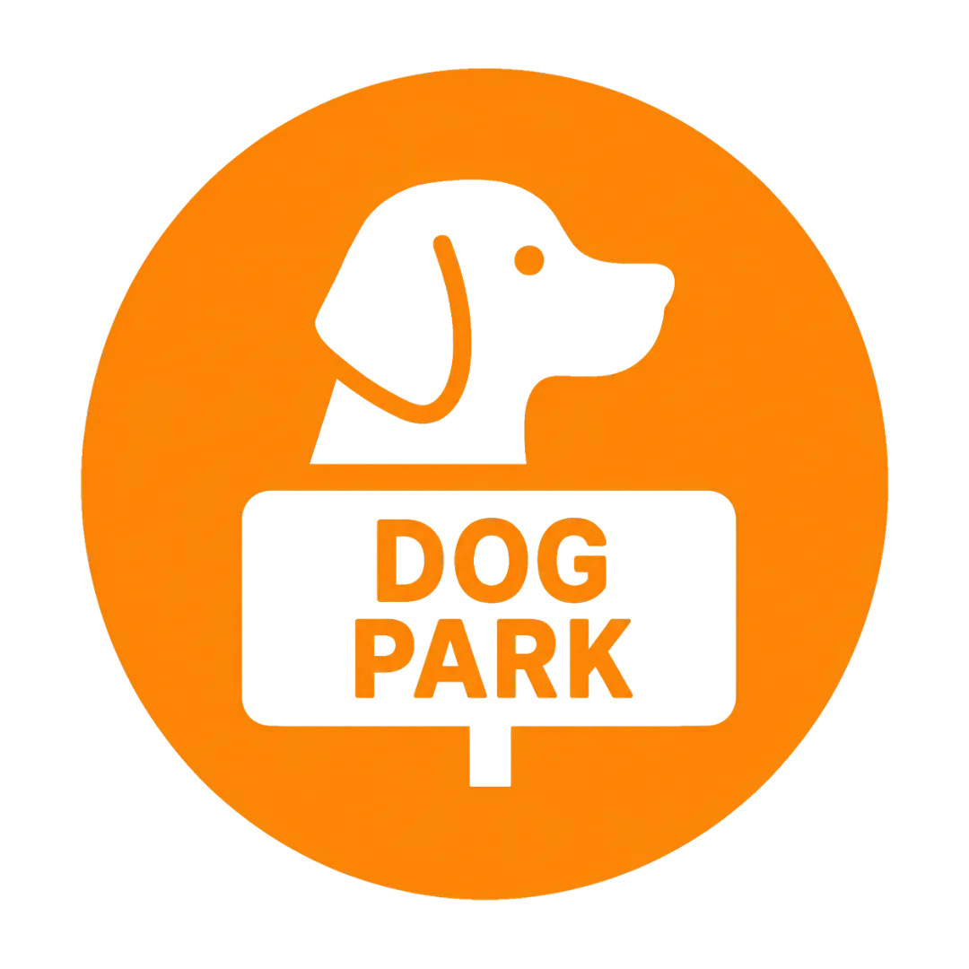 Pets running in the fenced dog park at Possum Kingdom RV Resort