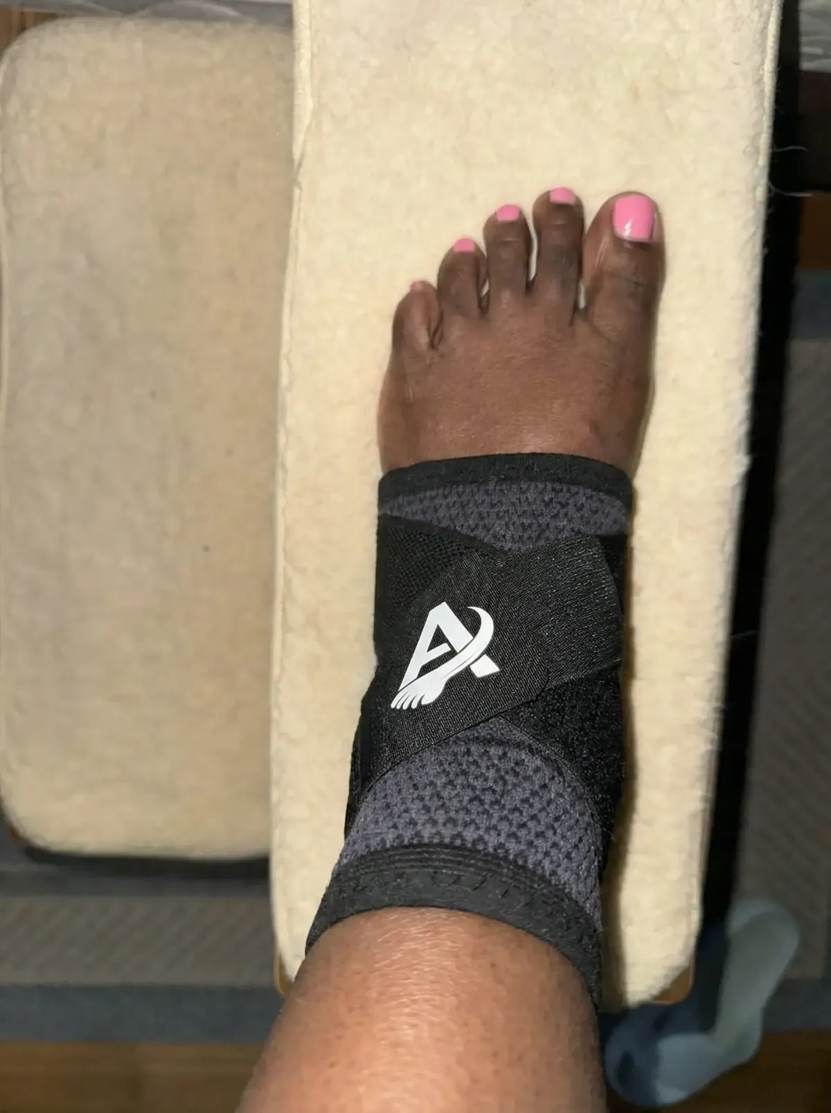 Customer wearing Ancient Sleeve — Confidence to Move Again