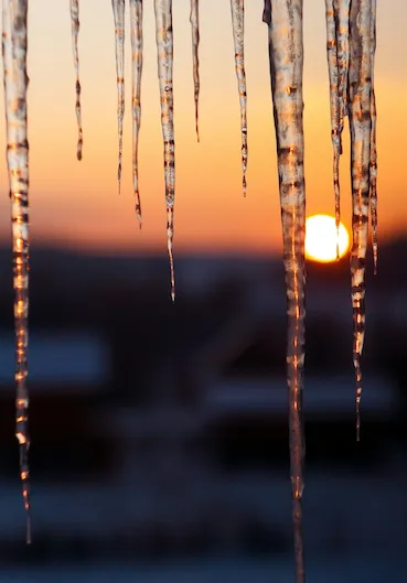 icycles melting in the sun