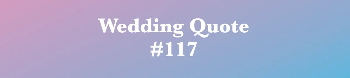 Wedding Quote #117 - "Solutions only zone!"