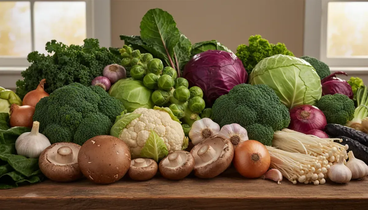 Leafy Greens and Sulfur Rich Produce