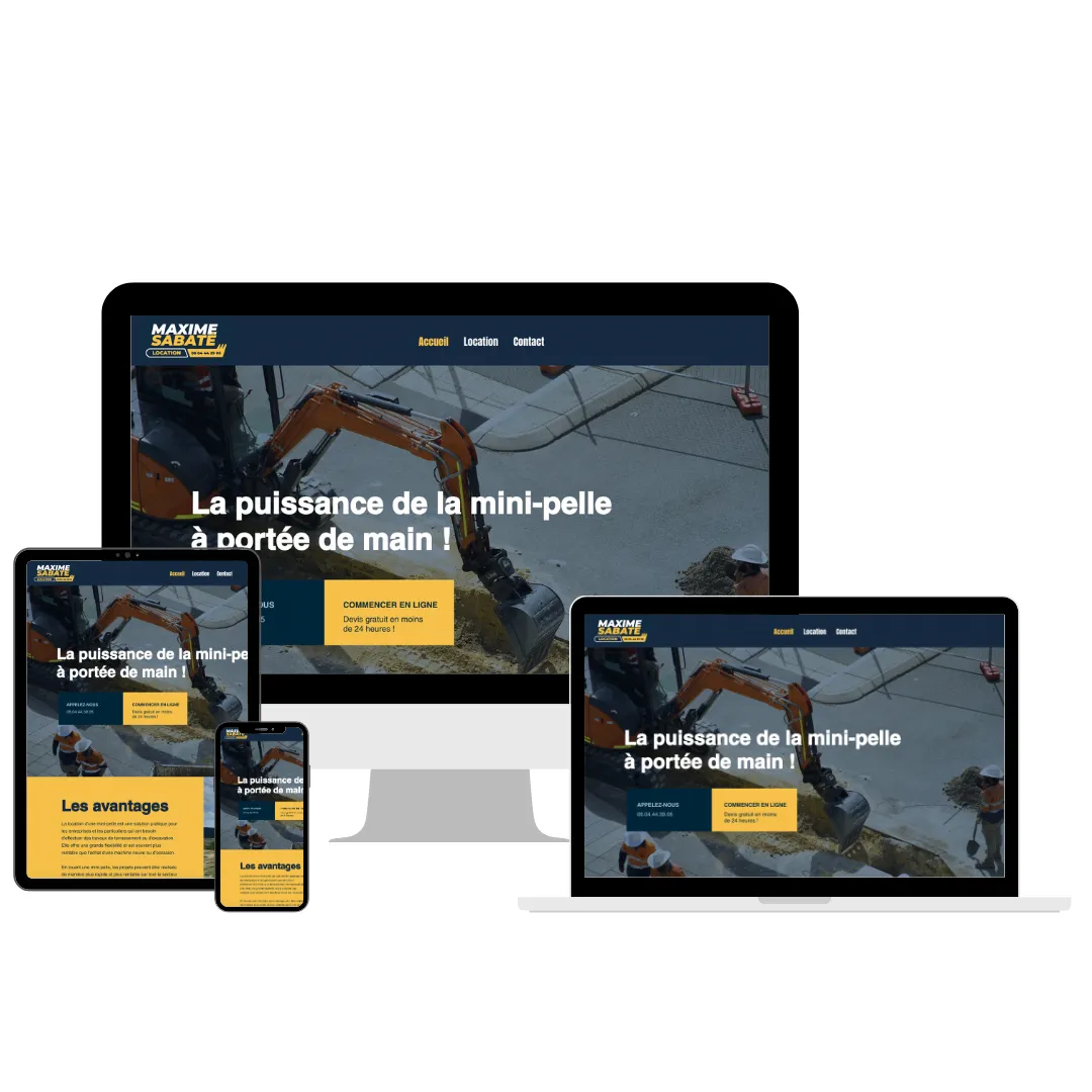 Site web Maxime Sabate