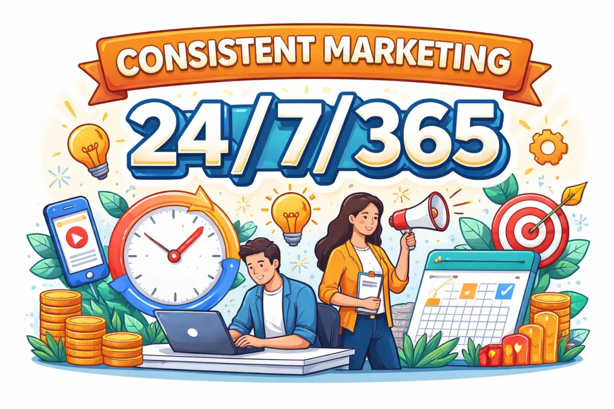 Why Marketing Must Be Active 24/7/365 From Day One