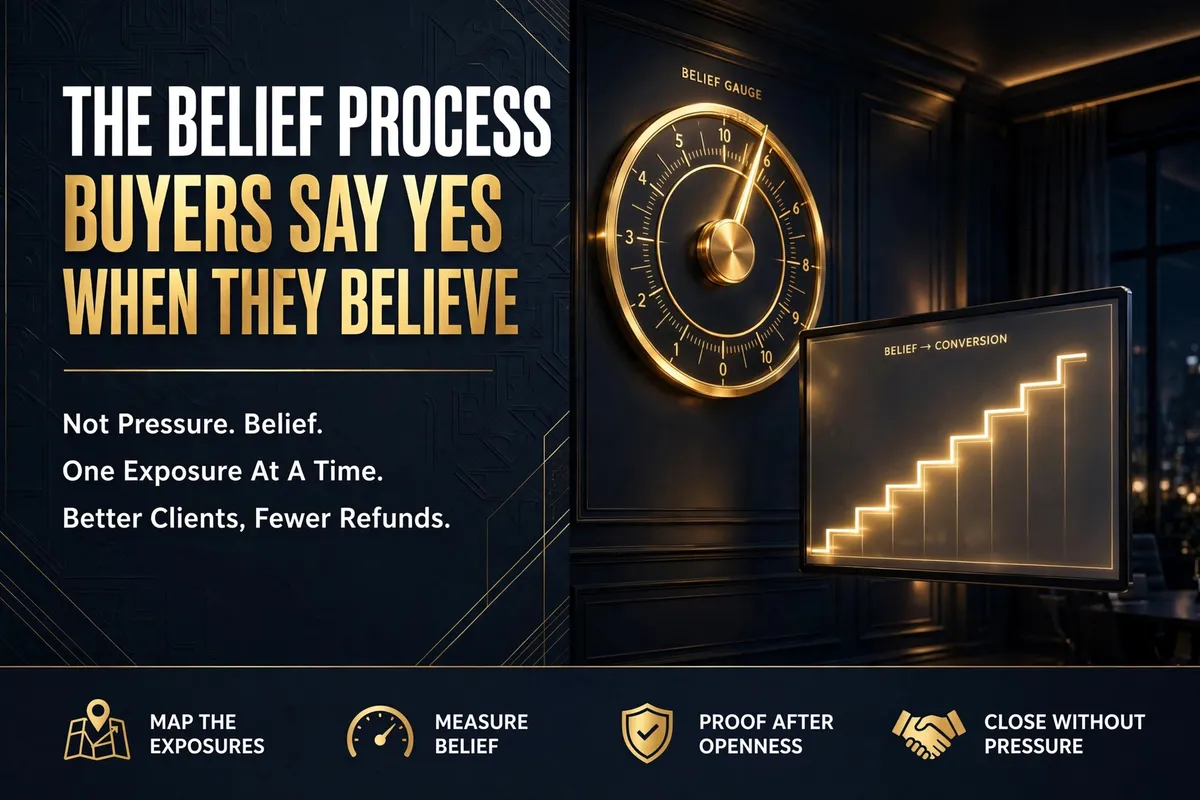 The Belief Process: Why Buyers Say Yes When They Are Ready, Not When They Are Pitched