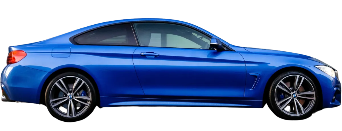 Used blue BMW coupe for sale at Bounce Back Auto in Sweet Home, Oregon