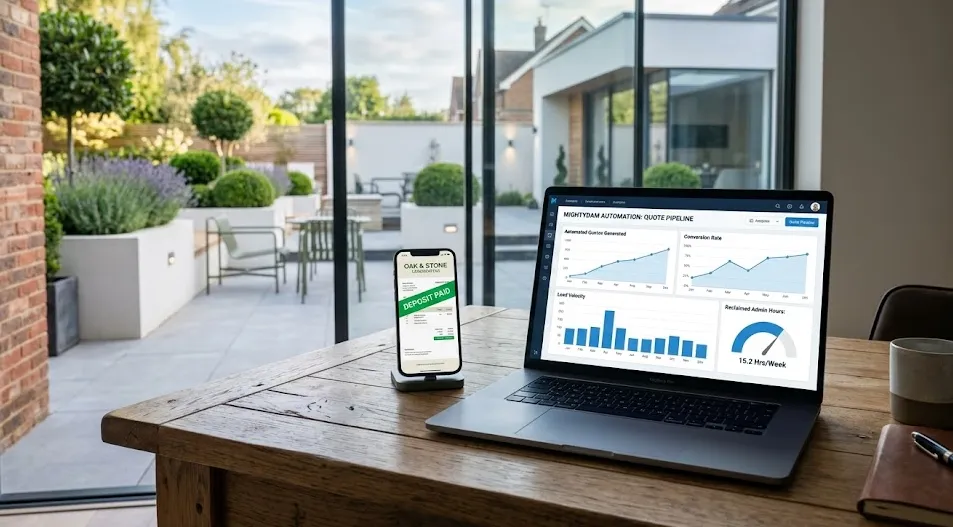 ai automation for uk outdoor service businesses in England