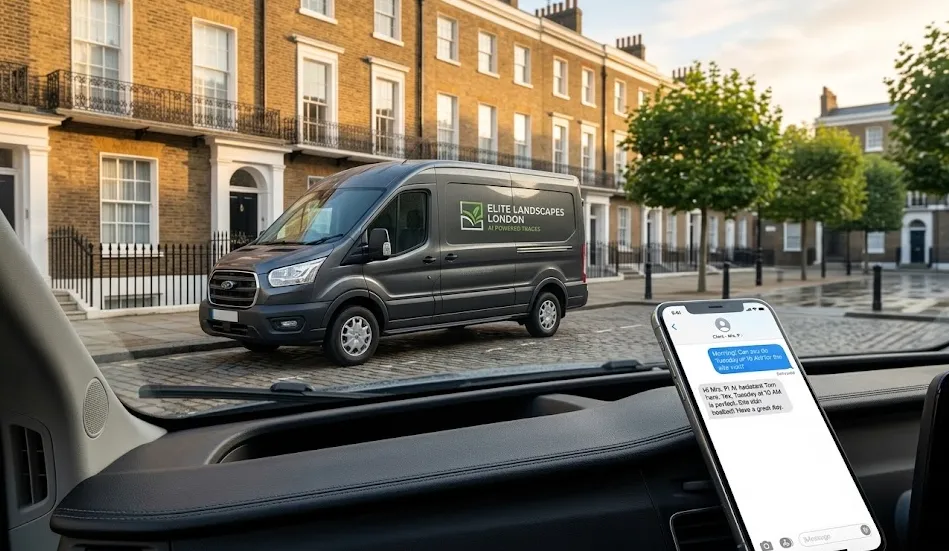 ai digital employee for london landscapers