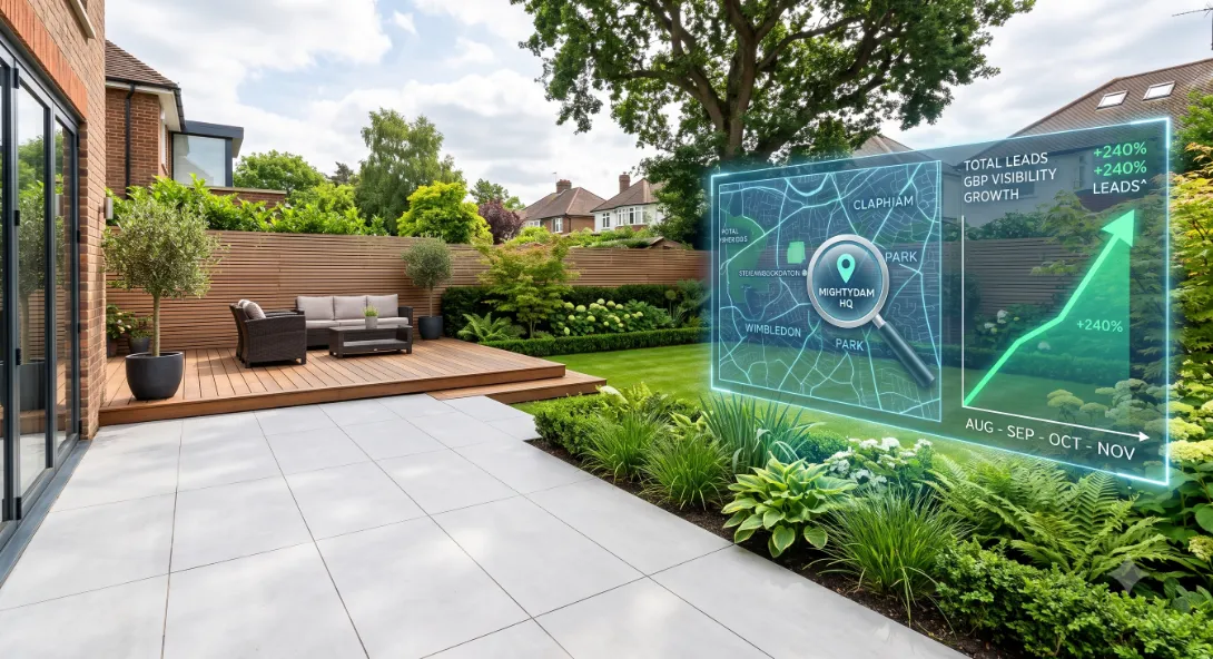 How London landscaping companies can use Google business profiles to get free leads.