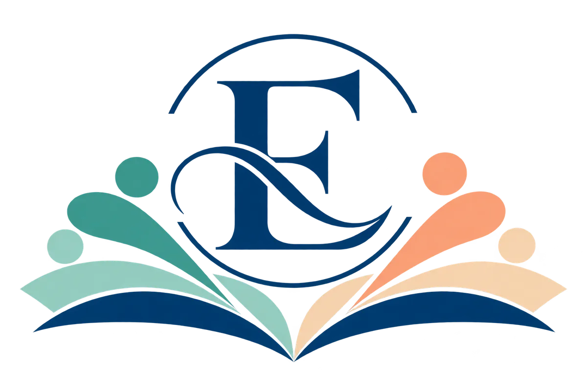 eNeuroDivers logo with a large stylized E, abstract figures reaching up in various colors, and text underneath 'ENEURODIVERS, LEARN CONNECT TRANSFORM'