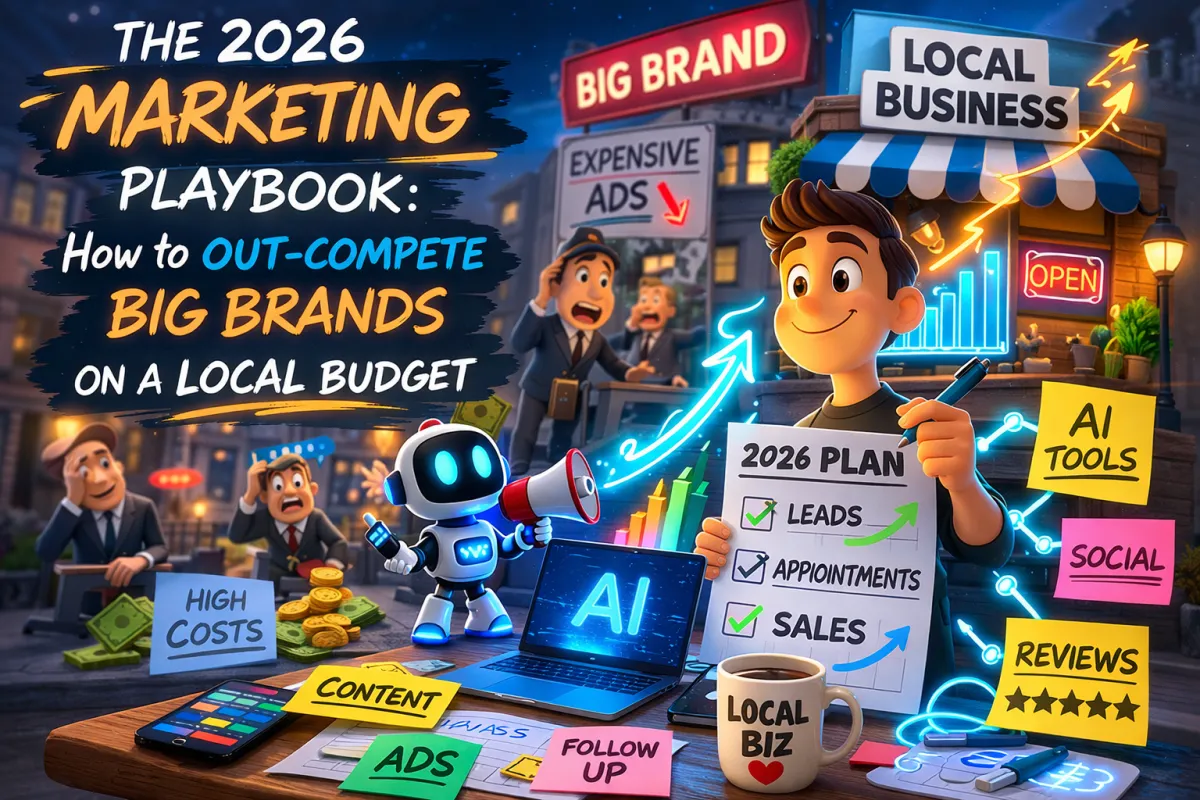 The 2026 Marketing Playbook: How to Out-Compete Big Brands on a Local Budget
