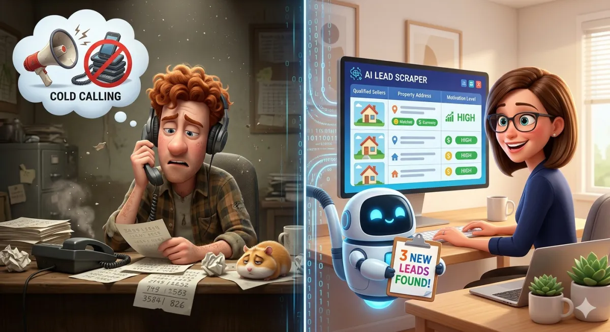 Why Wholesalers Should Stop Cold Calling and Start Using AI Scraping