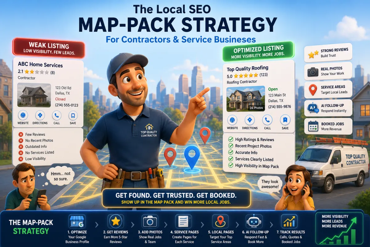 The Local SEO Map-Pack Strategy For Contractors And Service Businesses