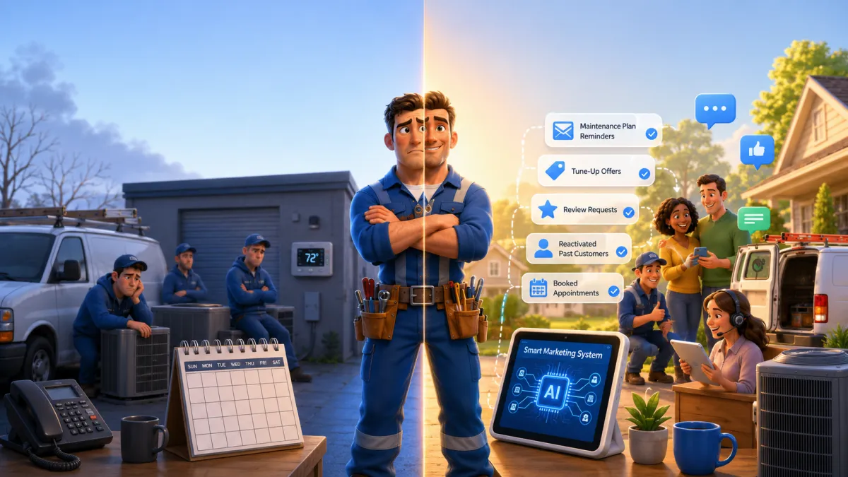 Why HVAC Marketing Breaks During Slow Months