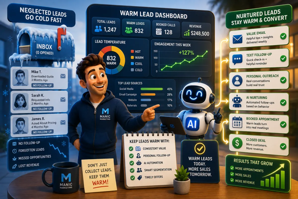 How To Keep Your Warm Lead List From Going Cold In A Distracted World