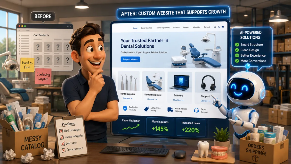 How Kingdom Dental Supply Scaled With A Custom Build