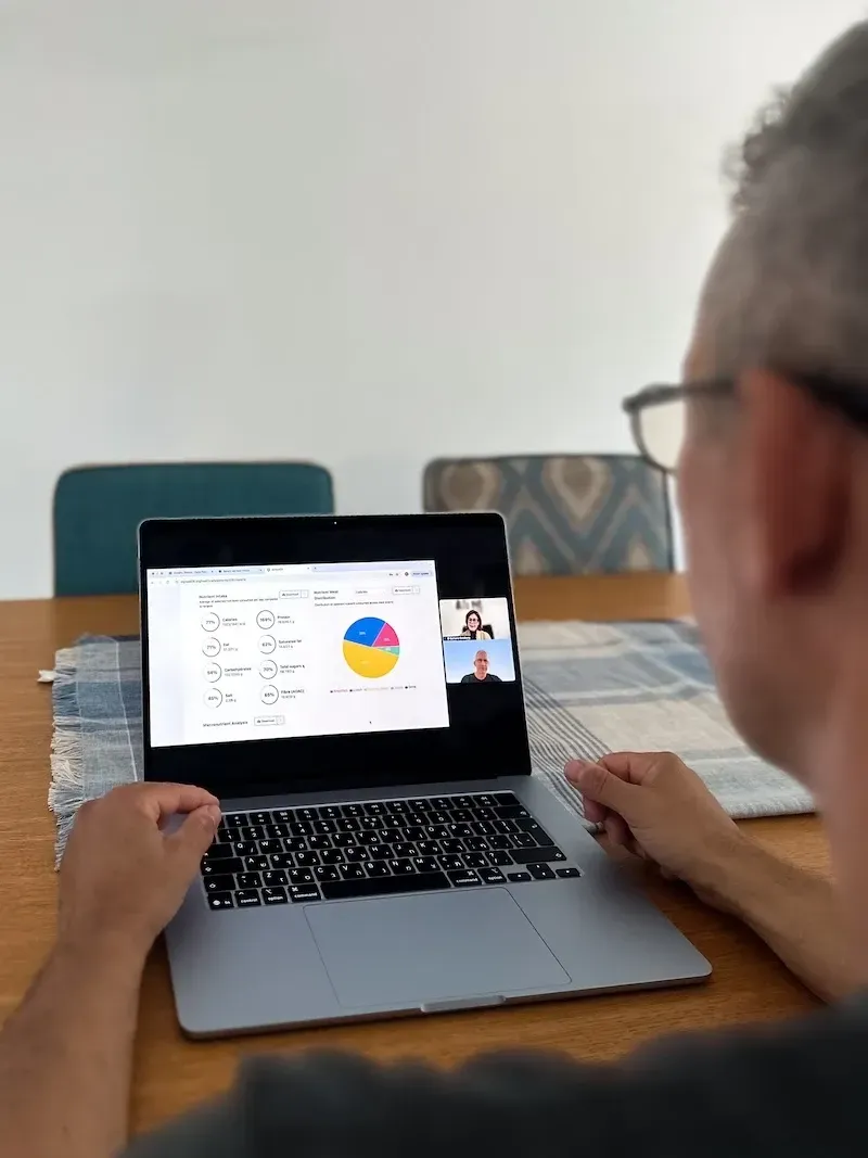 Barbara Goldberg Nutritionist on Zoom call