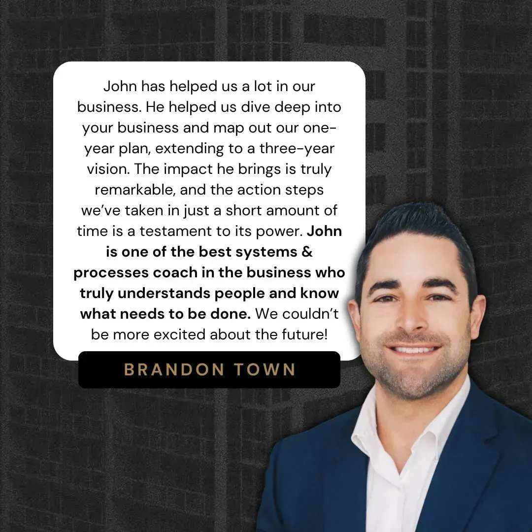  Brandon Town, a business coach specializing in real estate coaching, offers guidance for aspiring real estate professionals.
