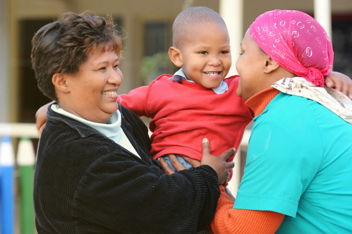 Community early childhood development session in South Africa