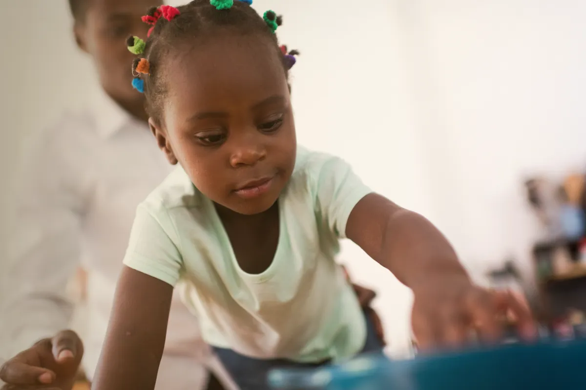 Community early childhood development session in South Africa