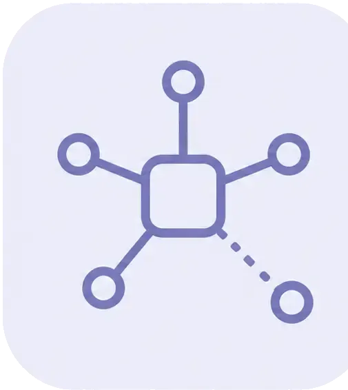 Pictogramme illustrant l’isolement technique causé par des outils digitaux mal connectés
