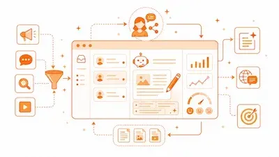 Interface de flux de création de contenu assisté