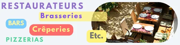 Illustration des restaurants et métiers de bouche accompagnés par Loopline : restaurateurs, brasseries, bars, crêperies, pizzerias et autres établissements de restauration.