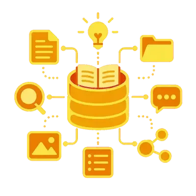 Illustration d’un chatbot IA pour TPE et PME, connecté au site internet et au CRM pour répondre aux questions et qualifier les prospects.
