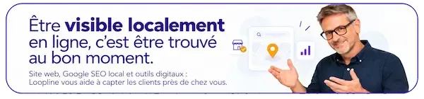 Luc de Loopline présente les solutions de visibilité digitale locale pour les TPE et PME.