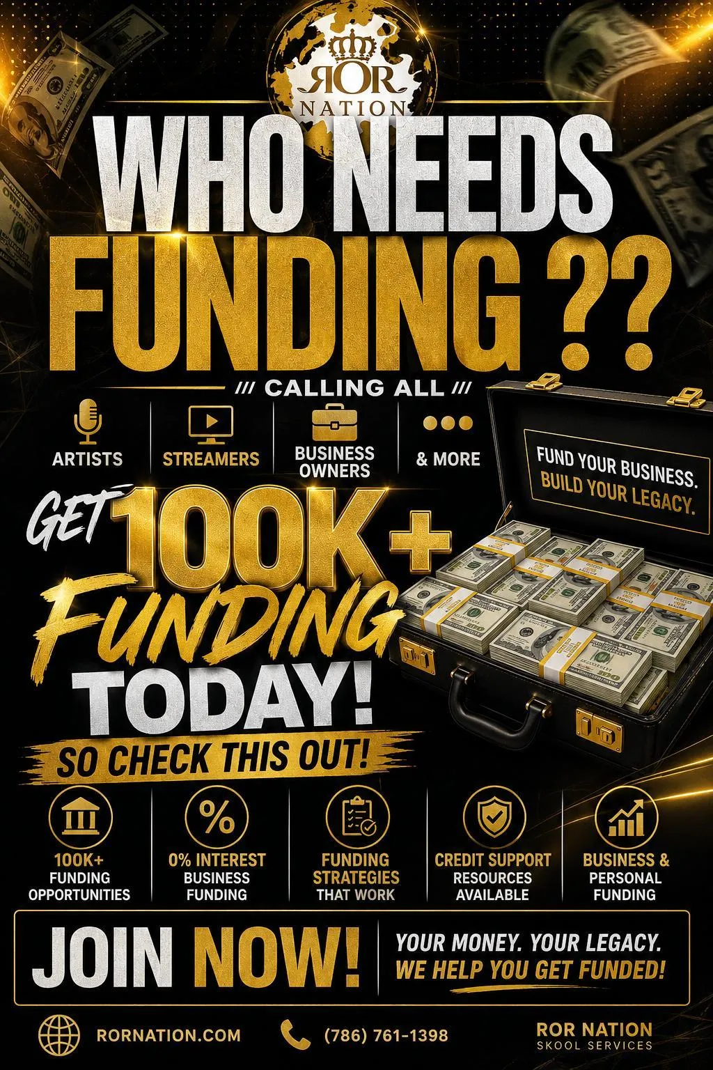 Who Needs Funding