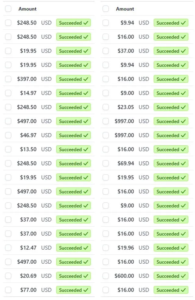 Stripe Sales