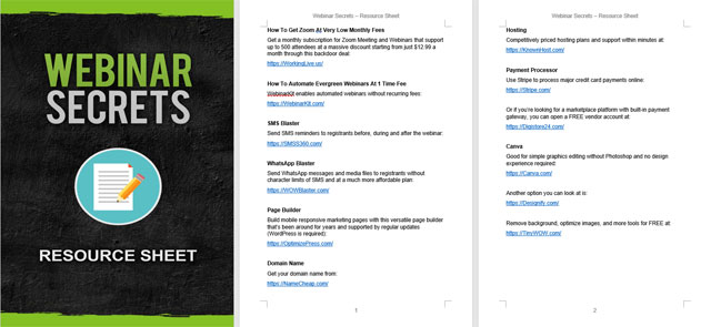 Resource Sheet