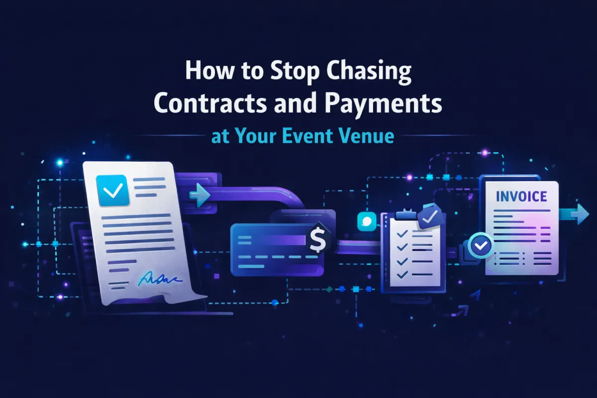 How to Stop Chasing Contracts and Payments at Your Event Venue