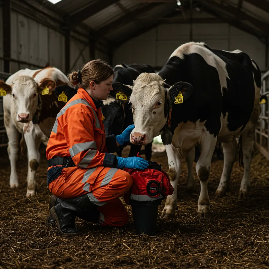 Old wooden barn with a rusty roof