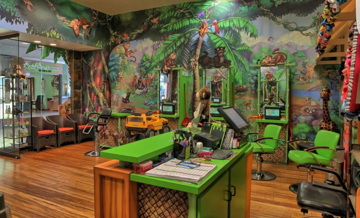 Monkey Dooz salon interior