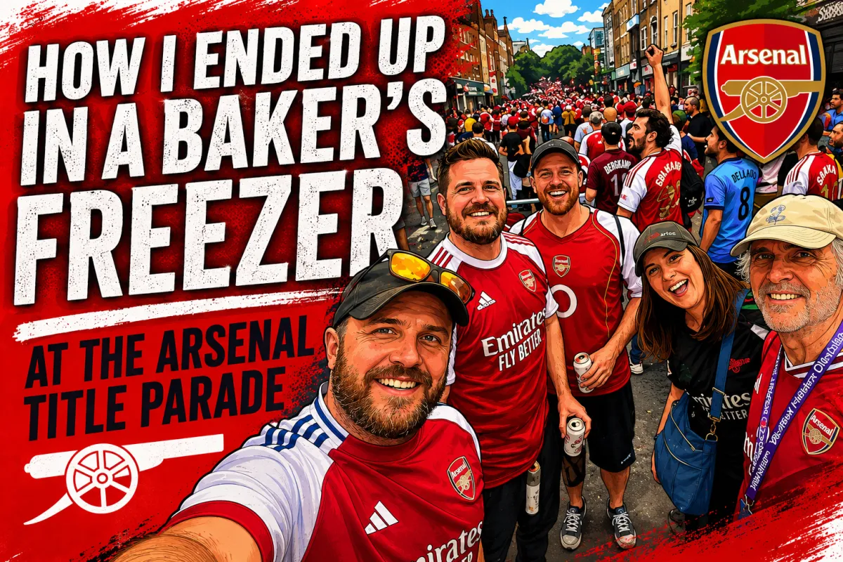 How I Ended Up in a Baker's Freezer At the Arsenal Title Parade