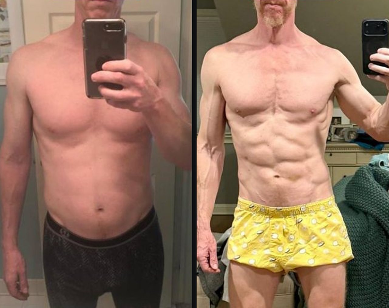 Dr Chris Burke before and after coaching with Bryan Krahn