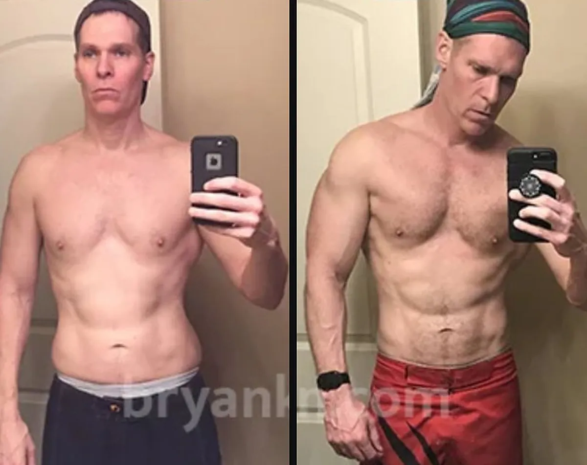 Tim M. before and after coaching with Bryan Krahn