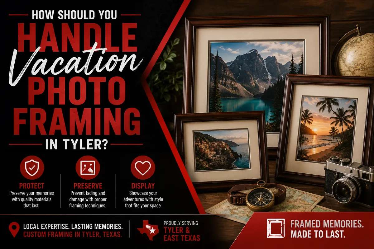  How Should You Handle Vacation Photo Framing in Tyler?