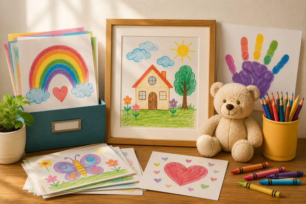 How Should You Preserve Children's Artwork in Tyler?