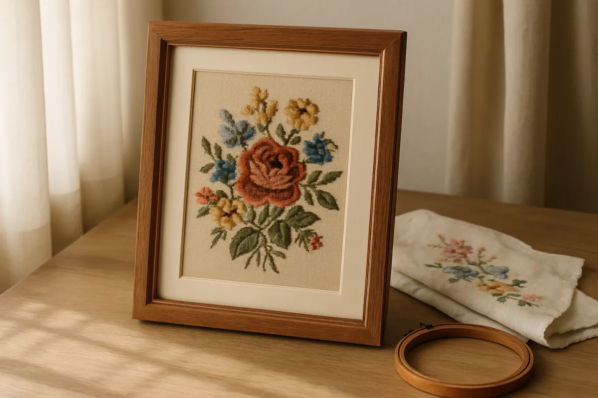 What to Do With Vintage Embroidery: Framing & Preservation Tips