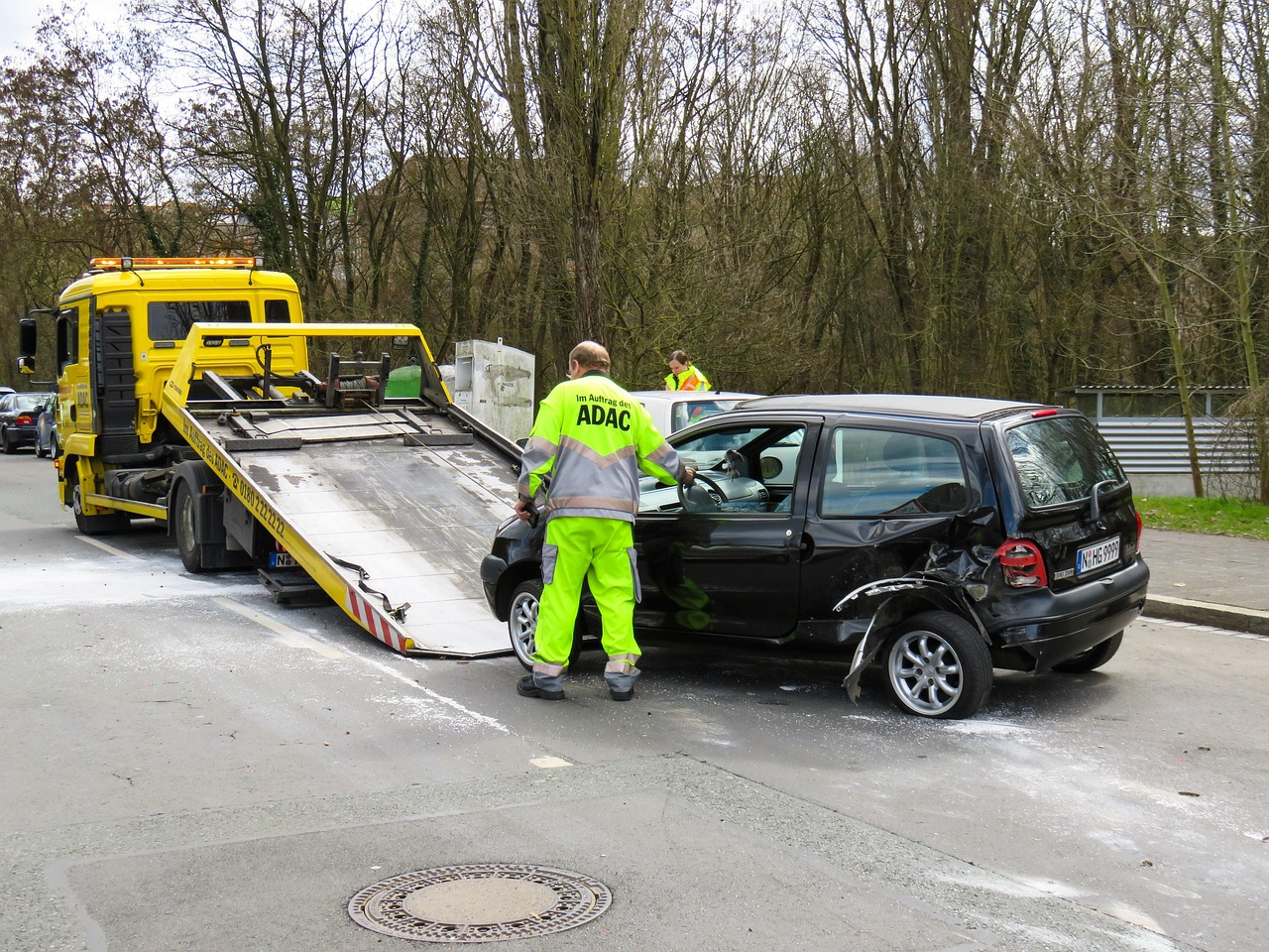 Fahrzeugbergung mit Spezialausrüstung