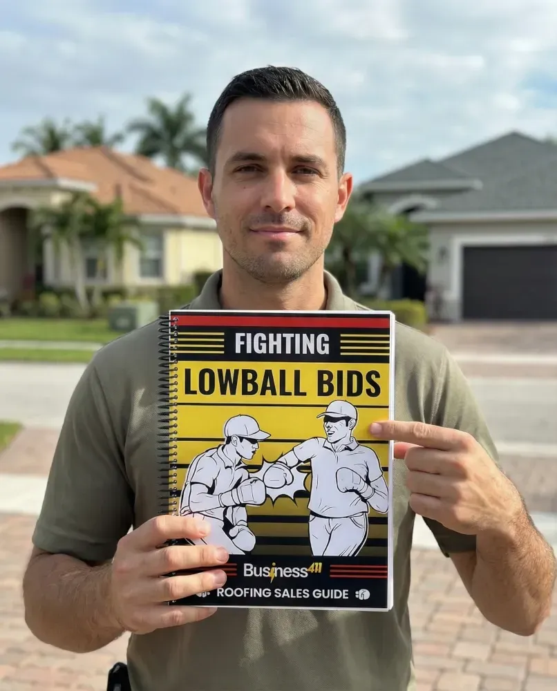 roofing contractor with the fighting lowball bids guide