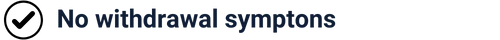 alt="no withdrawal symptoms"