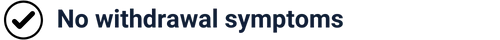 alt="no withdrawal symptoms"