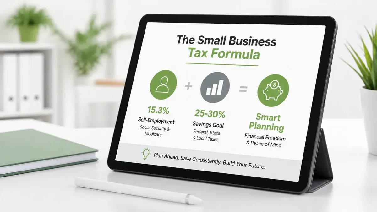 How Much Should a Small Business Set Aside for Taxes?