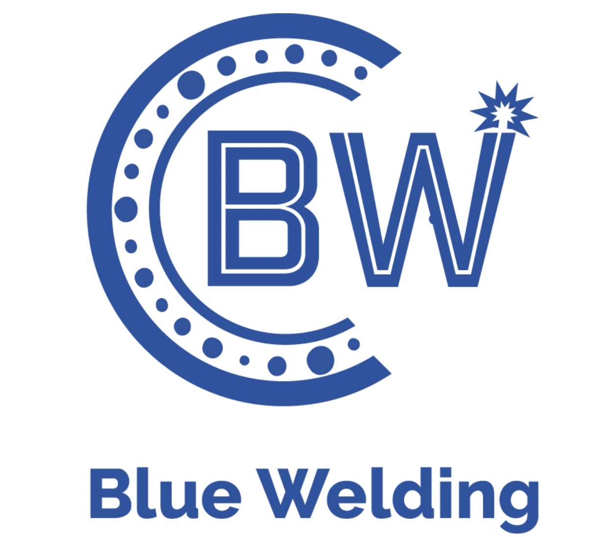 Blue Welding Logo