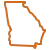 Georgia state outline