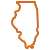 Illinois state outline