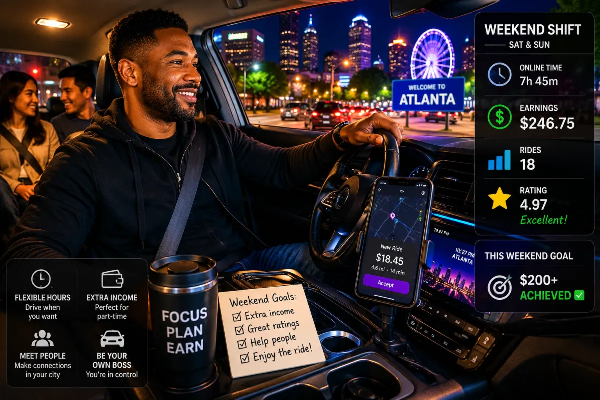 Side Hustle vs Full-Time: Rideshare Driving Comparison